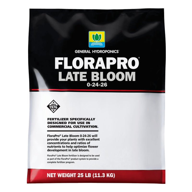 General Hydroponics FloraPro LATE Bloom (0 - 24 - 26) 25LBS - Indoor Farmer