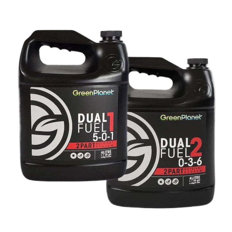 Green Planet Dual Fuel Base Nutrient Bundle 4 L - Indoor Farmer