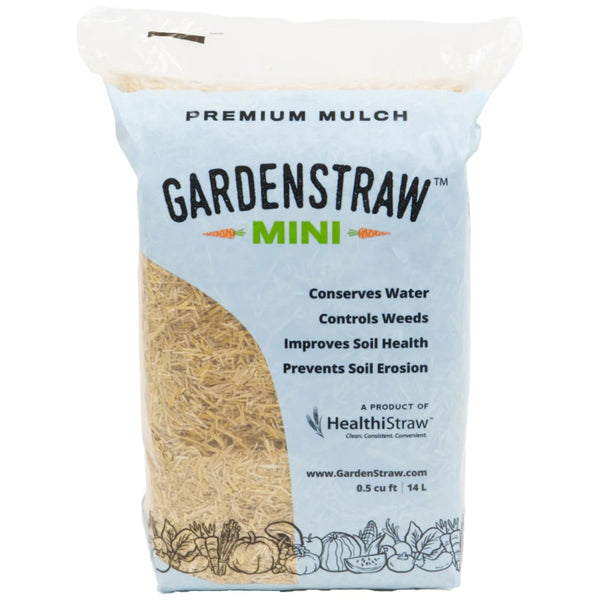 HealthiStraw GardenStraw Mini Premium Mulch 0.5 CU FT (14L) - Indoor Farmer