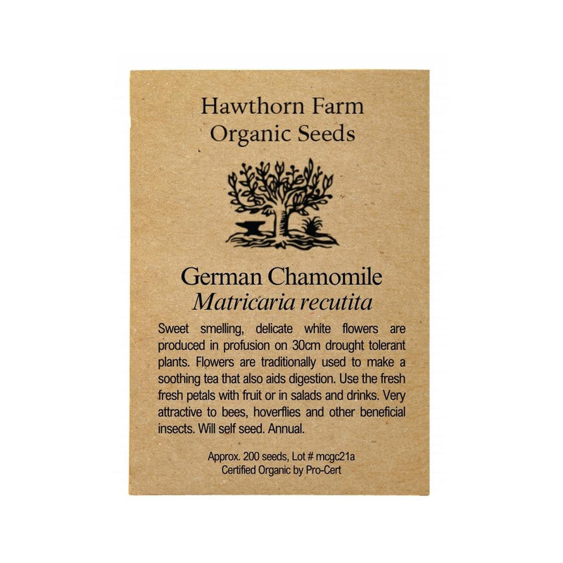 Herbs - German Chamomile Seeds 200 Seed Packet - Indoor Farmer