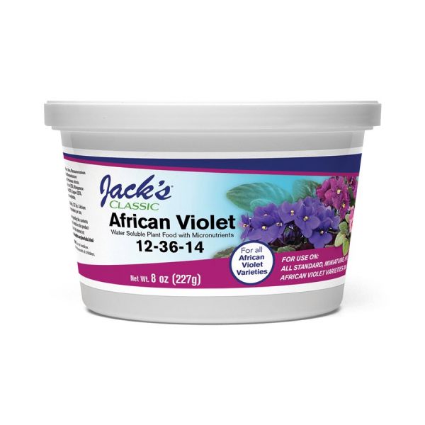 Jack's Classic African Violet (12 - 36 - 14) 8OZ - Indoor Farmer