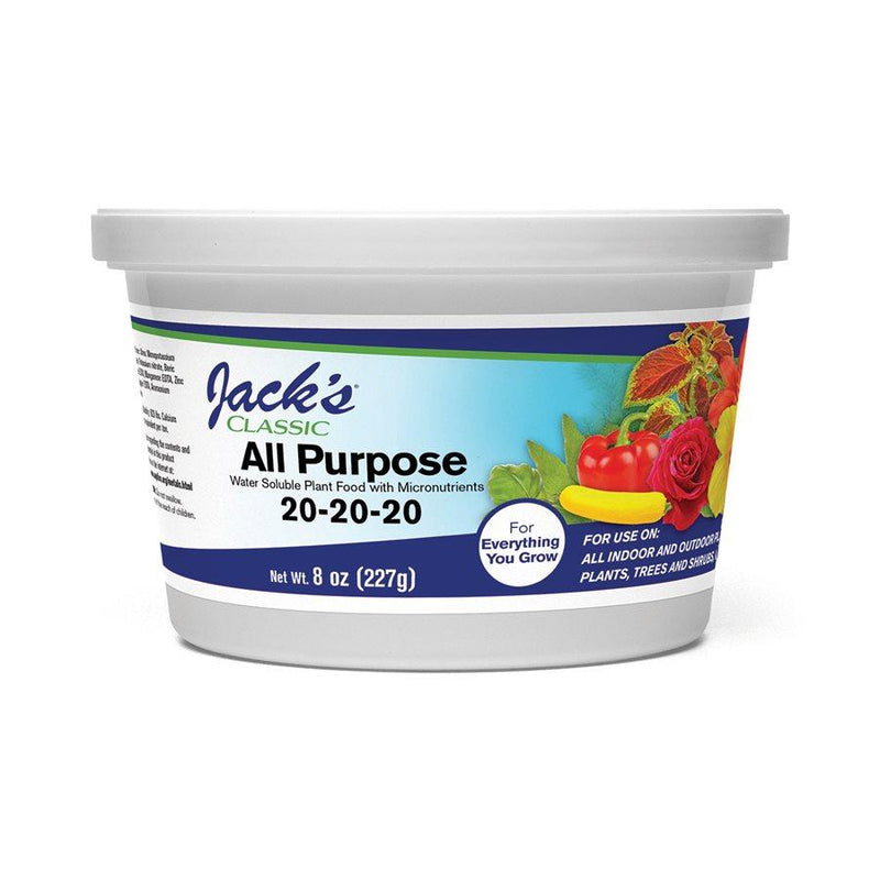 Jack's Classic All Purpose (20 - 20 - 20) 8 OZ - Indoor Farmer