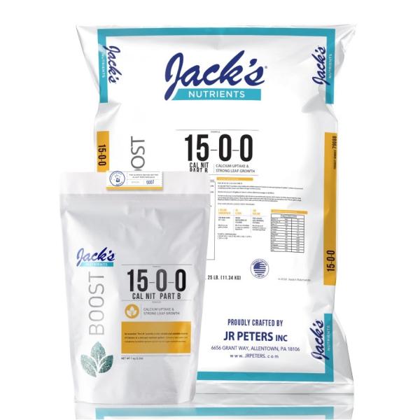 Jack's Nutrients PART B CAL NIT (15 - 0 - 0) 1KG (2.2LB) - Indoor Farmer