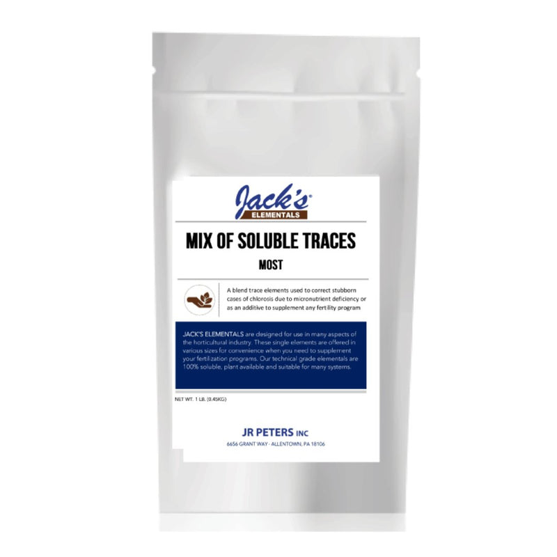 Jack's Nutrients Mix of Soluble Traces - MOST 1 LB - Indoor Farmer