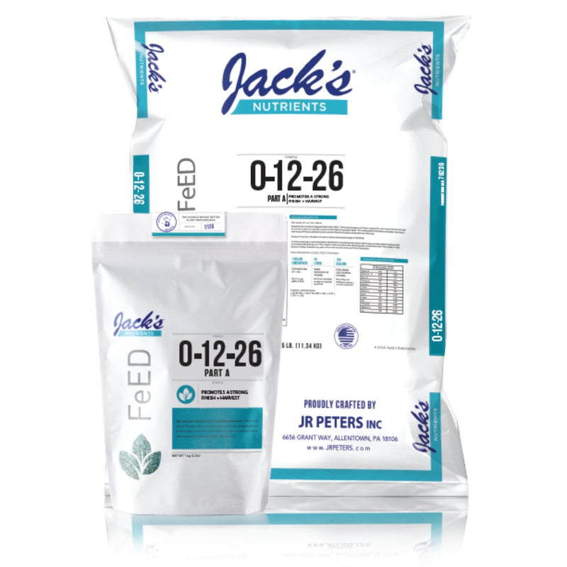 Jack's Nutrients PART A (0 - 12 - 26) 1KG (2.2LB) - Indoor Farmer