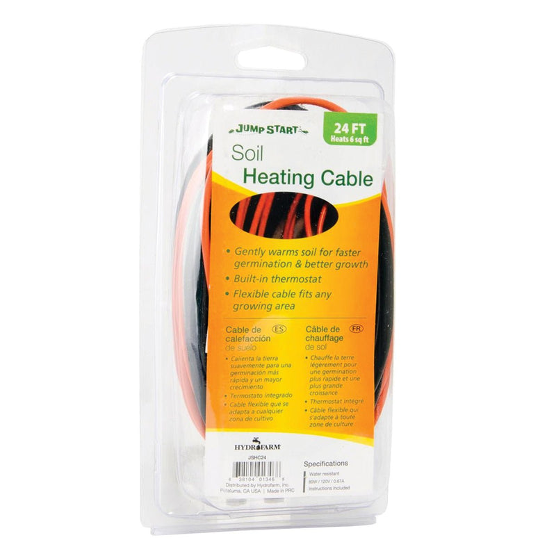 Jump Start Soil Heating Cable 24 FT (Heats 6 Sq Ft) - Indoor Farmer