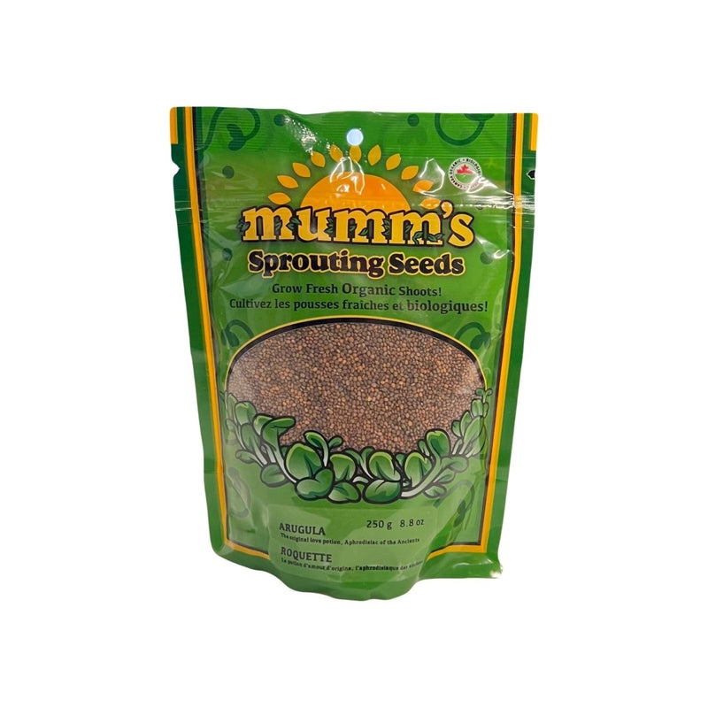 Mumm's Sprouting Seeds Arugula 250g - Indoor Farmer