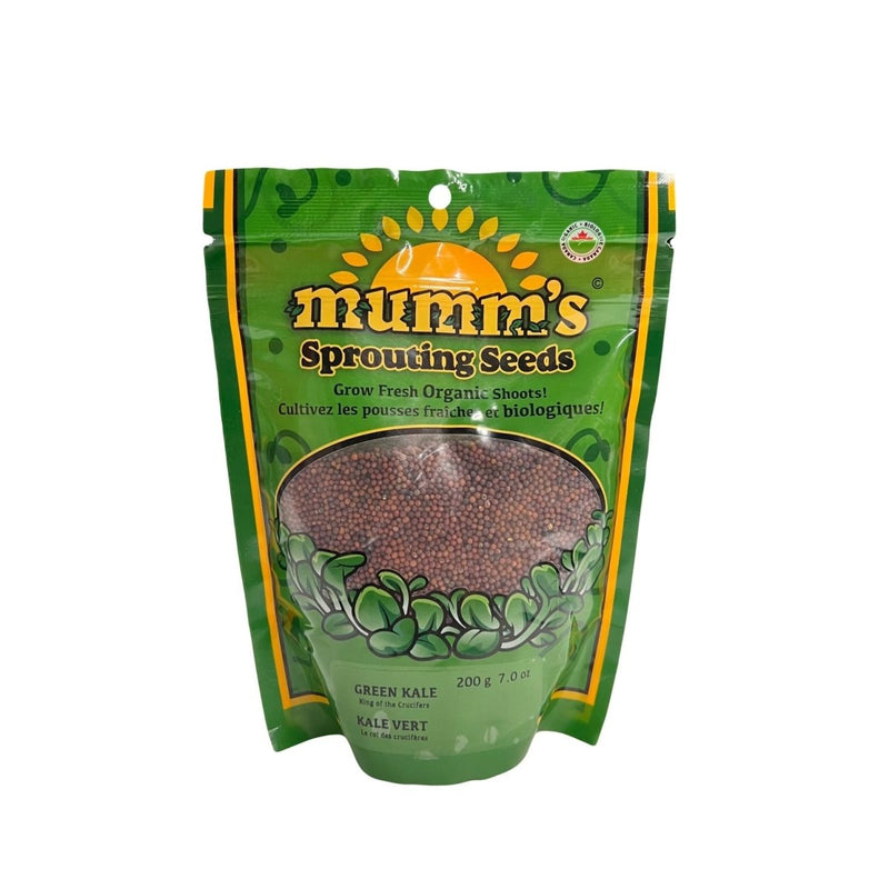 Mumm's Sprouting Seeds Green Kale 200g - Indoor Farmer