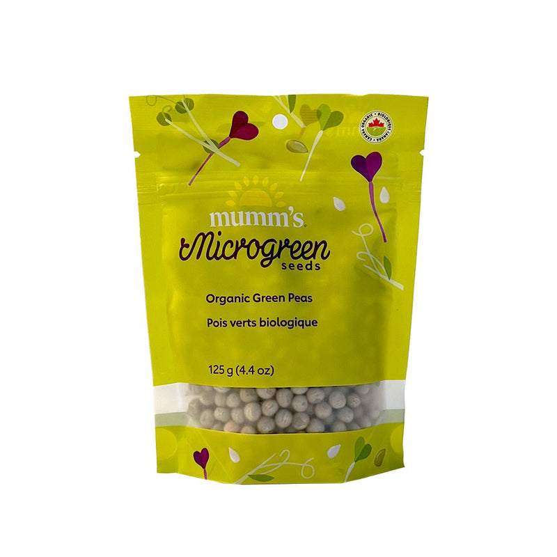 Mumm's Sprouting Seeds Peas, Green 125g - Indoor Farmer