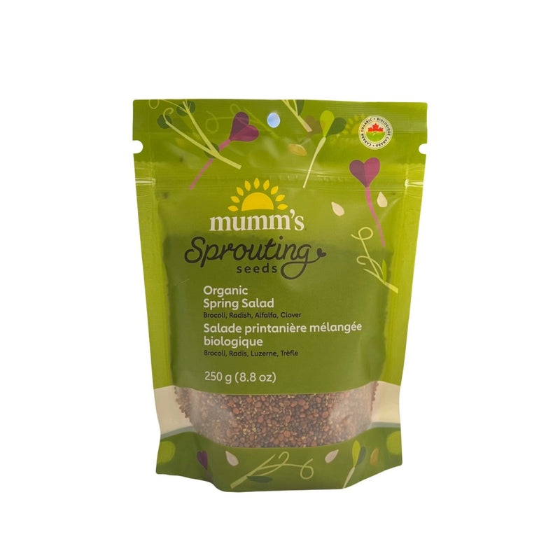 Mumm's Sprouting Seeds Spring Salad Mix 250g - Indoor Farmer