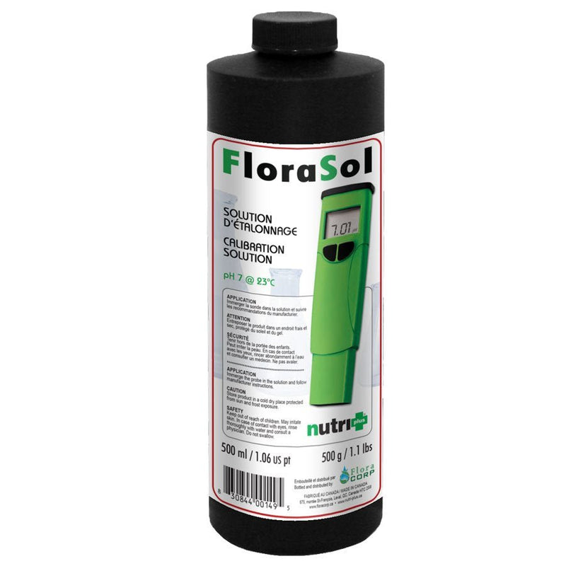 Nutri+ FloraSol Calibration Solution pH 7 500 ML - Indoor Farmer