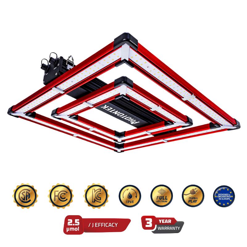 Photontek SQ200W PRO LED Grow Light - Indoor Farmer