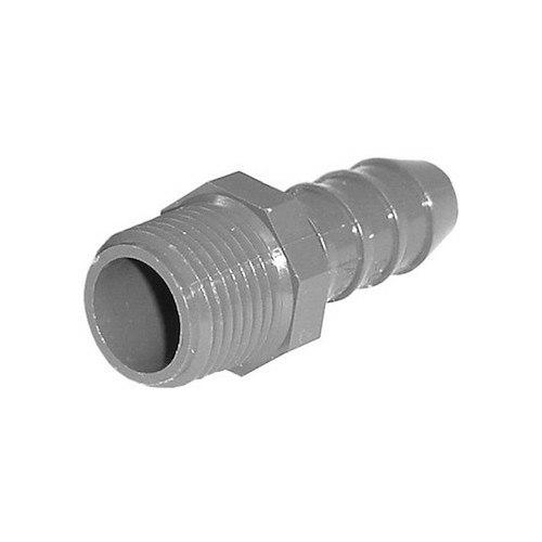 PVC Insert Fitting Male Adapter - 1/2" Barb X 1/2" MPT (For Floraflex Bubbler) - Indoor Farmer