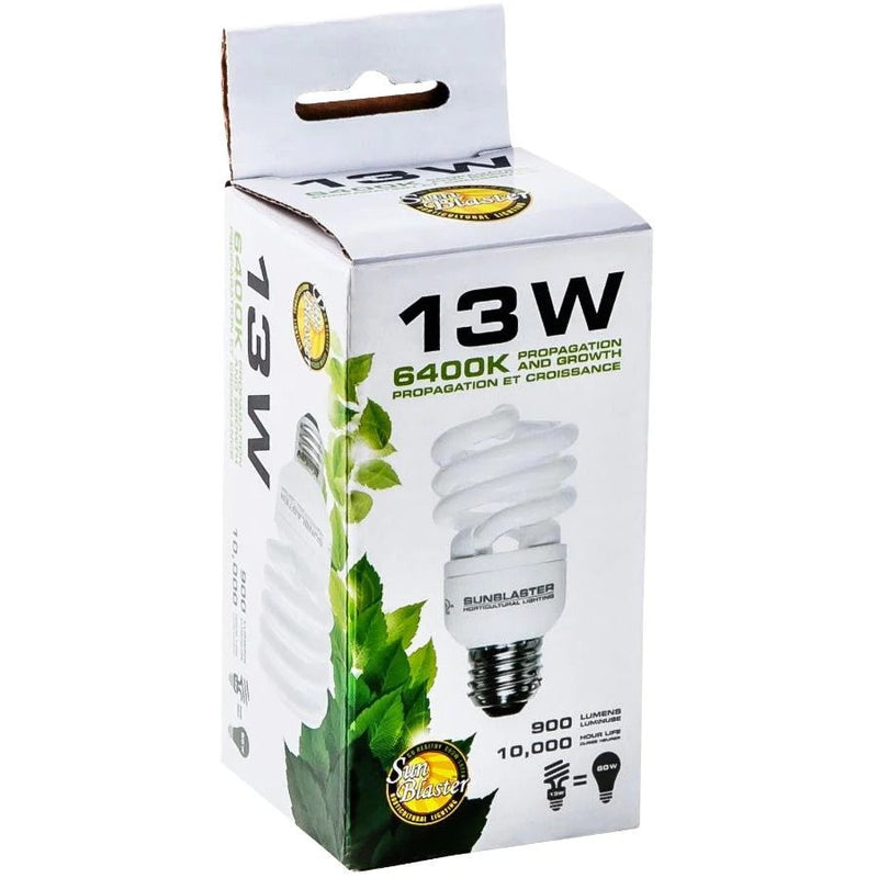 SunBlaster CFL Bulb 13W 6400K - Indoor Farmer