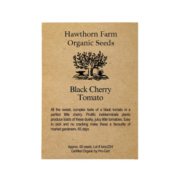 Tomatoes - Black Cherry Seeds 50 Seed Packet - Indoor Farmer