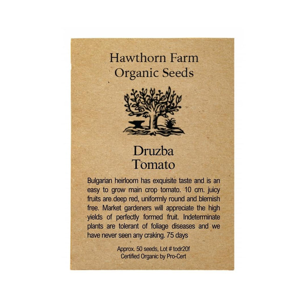 Tomatoes - Druzba Seeds 50 Seed Packet - Indoor Farmer