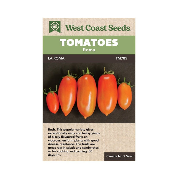 Tomatoes - La Roma Tomato Seeds 0.05g (Approx. 15 seeds) - Indoor Farmer