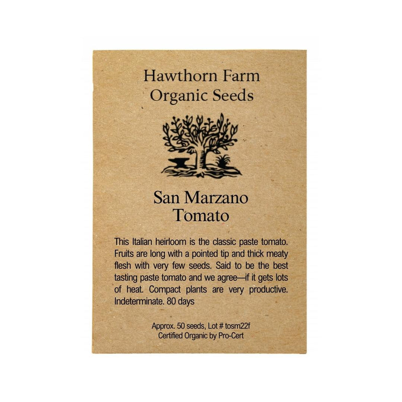 Tomatoes - San Marzano Seeds 50 Seed Packet - Indoor Farmer