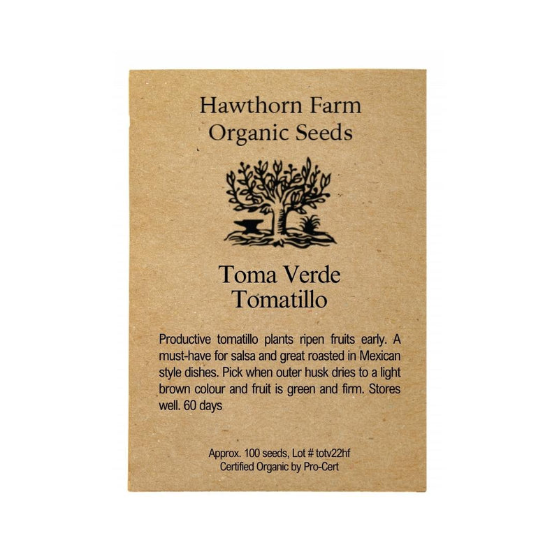 Tomatoes - Toma Verde Tomatillo Seeds 100 Seed Packet - Indoor Farmer