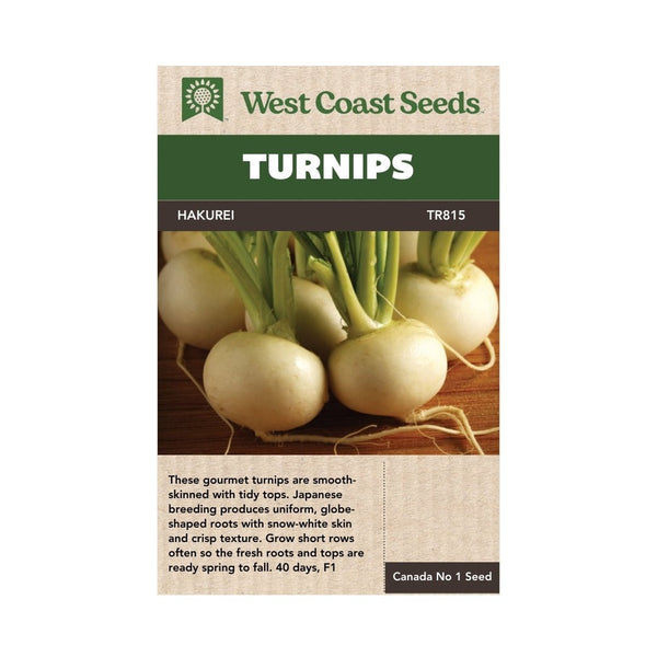 Turnip - Hakurei Turnip Seeds 1g (approx. 410 seeds) - Indoor Farmer